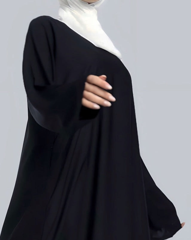 Straight-cut Abaya