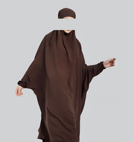 One-piece Jilbaab - Chocolate Brown