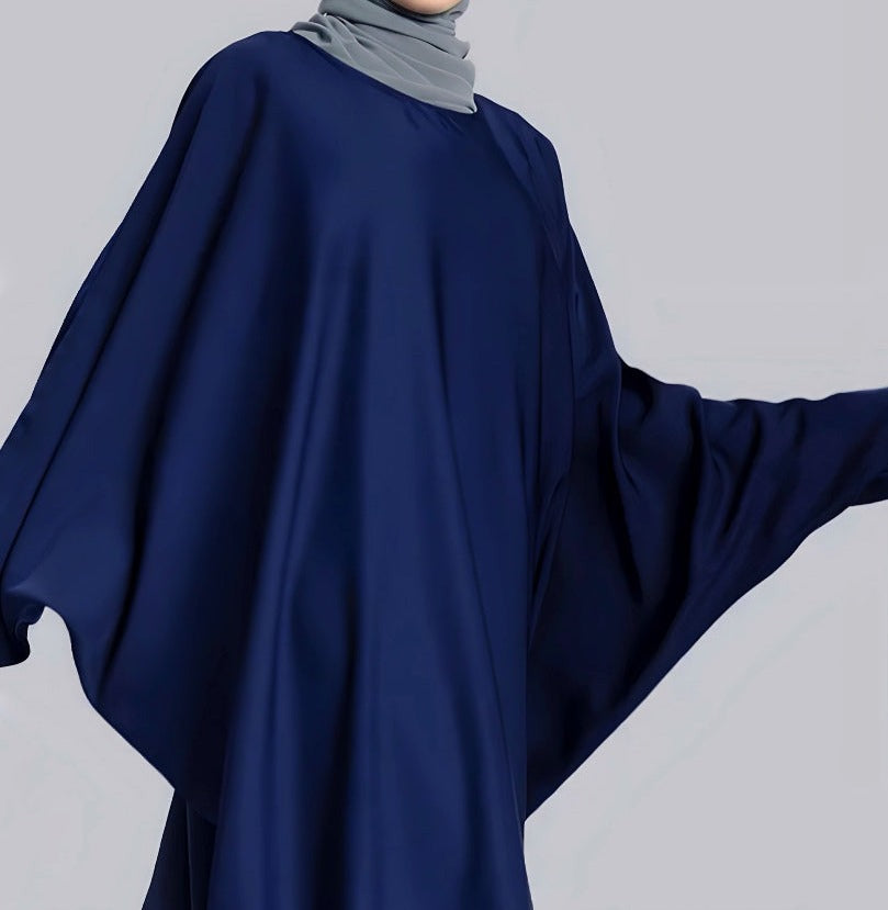 Batwing Abaya - Blue