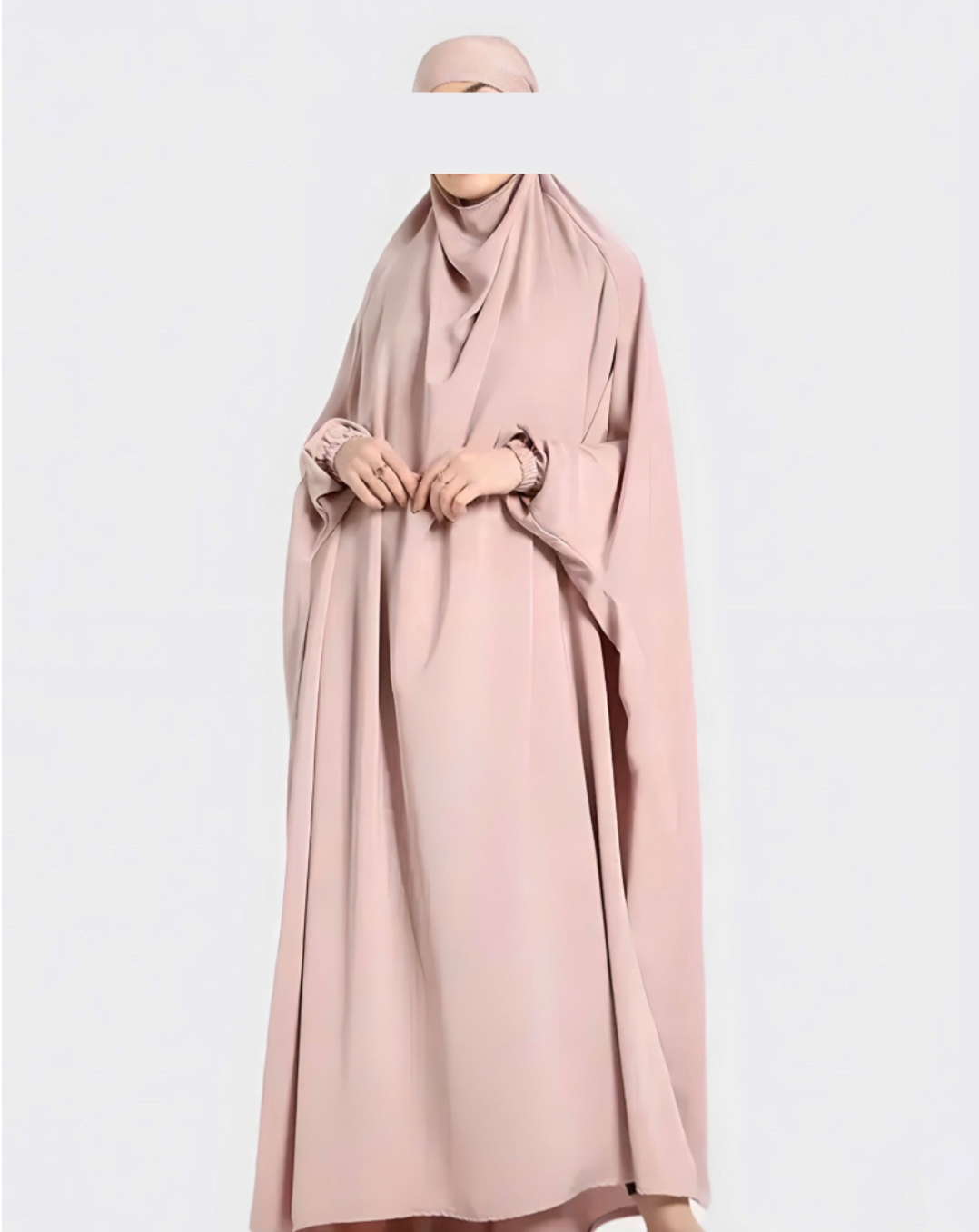 One-piece Jilbaab - Powder Pink