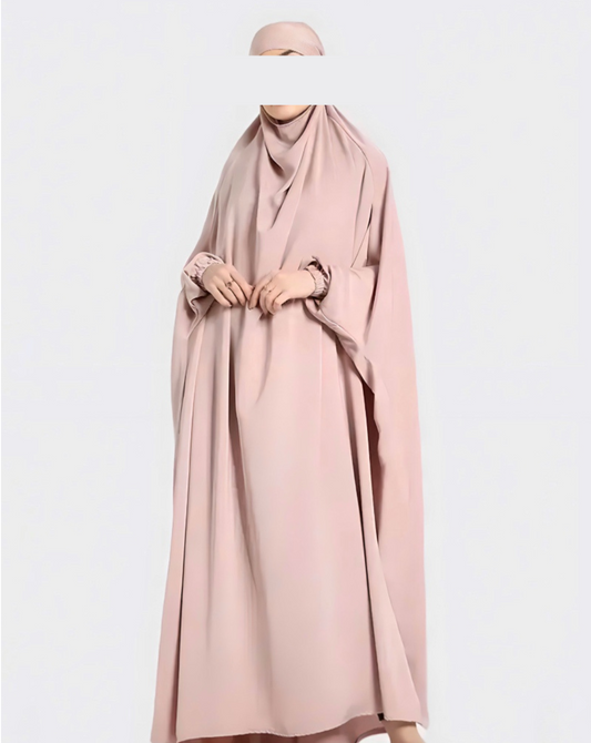 One-piece Jilbaab - Powder Pink